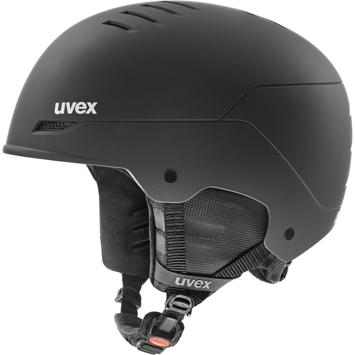 スノボ uvex wanted ブラック ヘルメット Lサイズ 58-61㎝ uvex wanted, casco de esquí robusto unisex, ajuste de talla